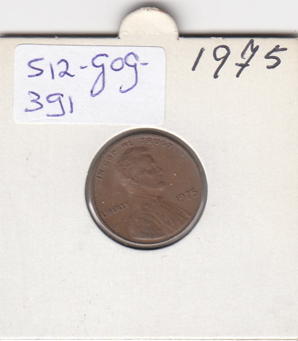 S12-G09-0391 Verenigde Staten 1 cent 1975  KM# 201 XF Lincoln Cent