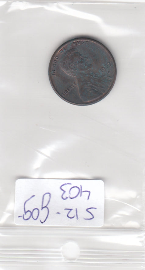 S12-G09-0403 Verenigde Staten 1 cent 1977 D KM# 201 VF Lincoln Cent