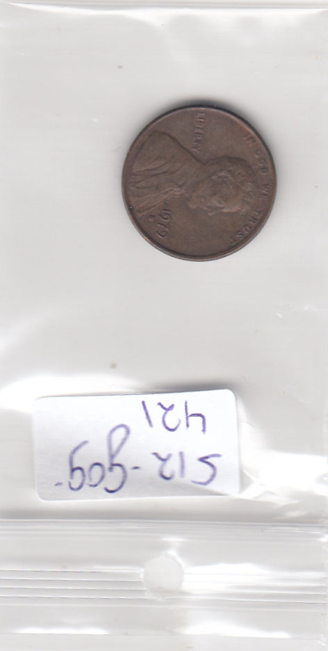 S12-G09-0421 Verenigde Staten 1 cent 1979 D KM# 201 XF Lincoln Cent