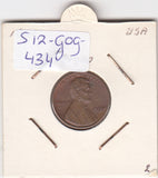 S12-G09-0434 Verenigde Staten 1 cent 1980 KM# 201 XF Lincoln Cent