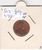 S12-G09-0475 Verenigde Staten 1 cent 1985  KM# 201b XF Lincoln Cent