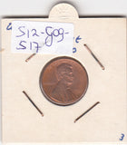 S12-G09-0517 Verenigde Staten 1 cent 1990  KM# 201b UNC Lincoln Cent