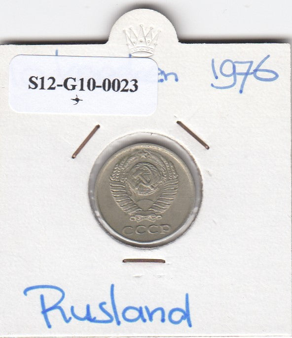 S12-G10-0023 Rusland 10 kopek 1976   VF Y130