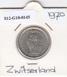 S12-G10-0145 Switzerland 1 franc 1970  XF KM# 24a