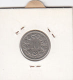 S12-G10-0172 Switzerland 10 rappen 1955  VF KM# 27