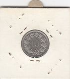 S12-G10-0186 Switzerland 10 rappen 1983  VF KM# 27