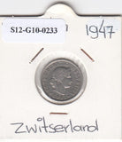 S12-G10-0233 Zwitserland 5 rappen 1947  VF KM# 26