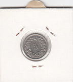 S12-G10-0233 Zwitserland 5 rappen 1947  VF KM# 26