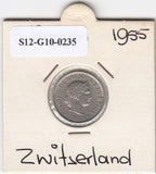 S12-G10-0235 Zwitserland 5 rappen 1955 ZG KM# 26