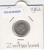 S12-G10-0239 Zwitserland 5 rappen 1962 ZK KM# 26
