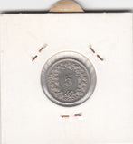 S12-G10-0239 Zwitserland 5 rappen 1962 ZK KM# 26