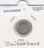 S12-G10-0246 Switzerland 5 rappen 1970  VF/XF KM# 26
