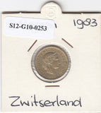 S12-G10-0253 Switzerland 5 rappen 1983  VF/XF KM# 26c