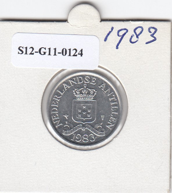 S12-G11-0124 Antillen 2 1/2 cent 1983  XF+ KM9a