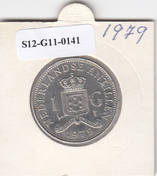 S12-G11-0141 Antillen 1 gulden 1979  VF KM12