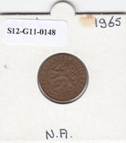 S12-G11-0148 Antillen 1 cent 1965  VF/XF KM1