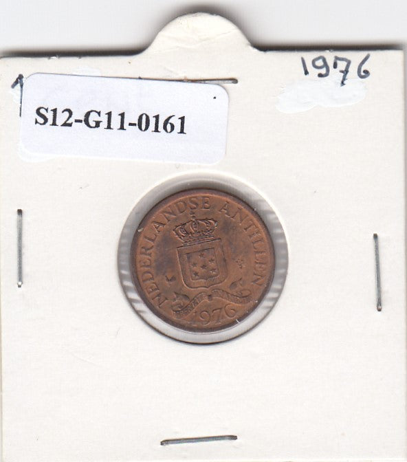 S12-G11-0161 Antillen 1 cent 1976  XF KM8