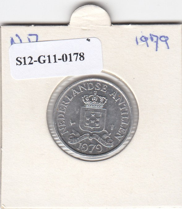 S12-G11-0178 Antillen 2 1/2 cent 1979  XF KM9a