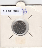 S12-G11-0205 Antillen 10 cent 1976  XF KM10