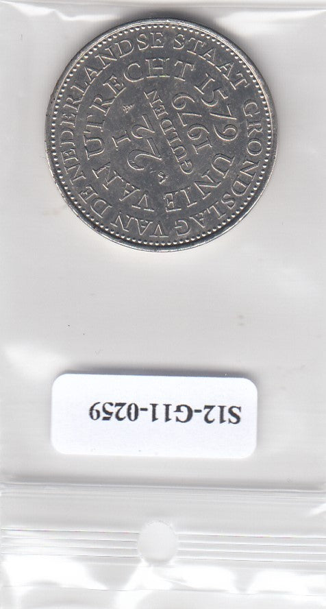 S12-G11-0259 Nederland 2 1/2 gulden 1979   UNC KM197 unie utrecht