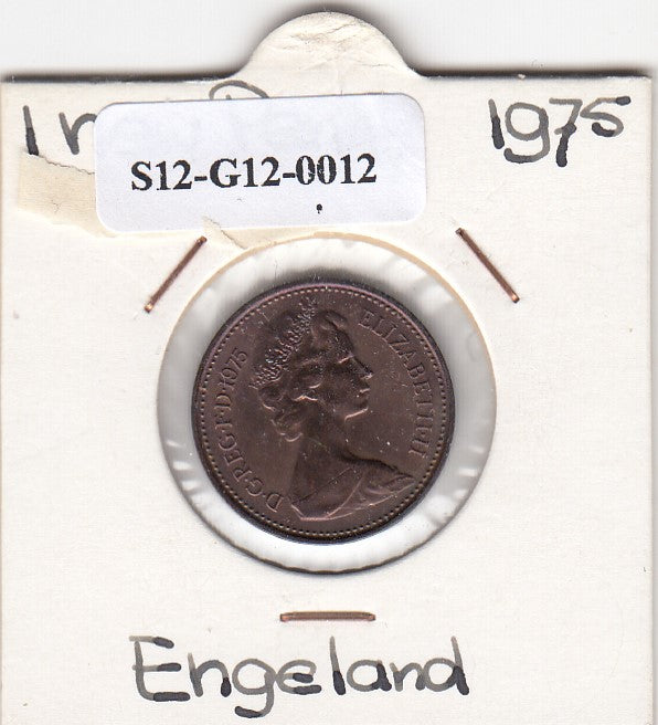 S12-G12-0012 Verenigd Koninkrijk 1 new penny 1975  VF KM# 915