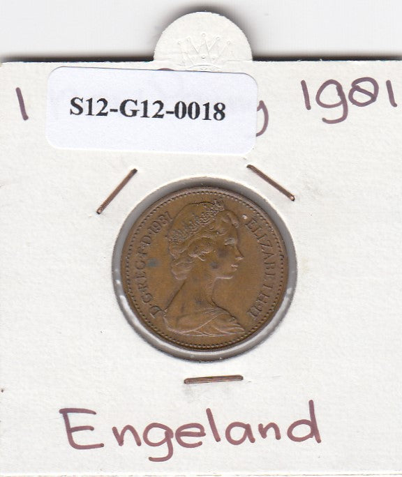 S12-G12-0018 Verenigd Koninkrijk 1 new penny 1981  VF KM# 915