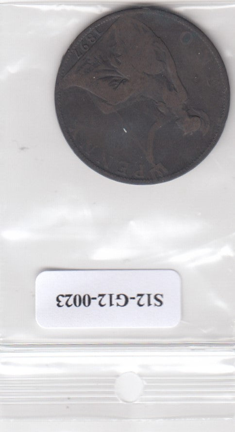 S12-G12-0023 Verenigd Koninkrijk 1 penny 1897  FI KM# 790