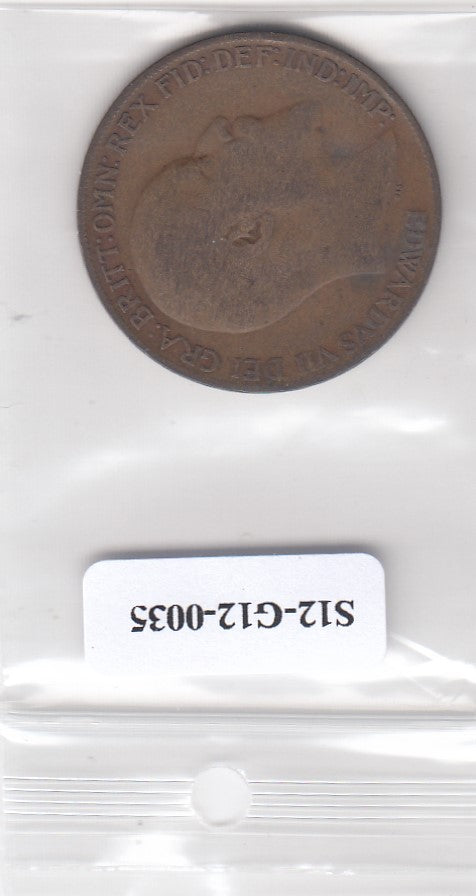 S12-G12-0035 Verenigd Koninkrijk 1 penny 1909  FI/VF KM# 794