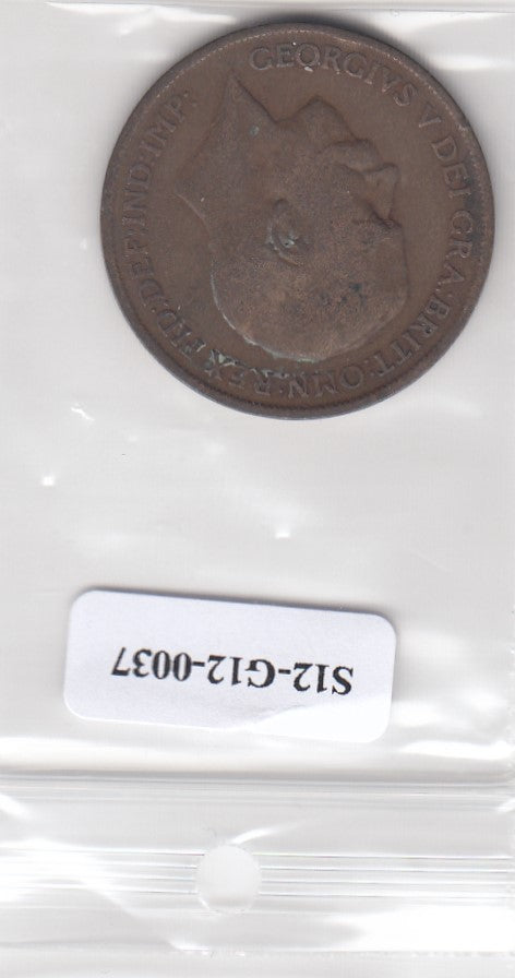 S12-G12-0037 Verenigd Koninkrijk 1 penny 1911  VF- KM# 810
