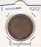 S12-G12-0050 Verenigd Koninkrijk 1 penny 1927  VF KM# 826