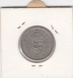 S12-G12-0098 Verenigd Koninkrijk 1 shilling 1961  VF KM# 904 English arms, three lions on crowned shield