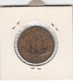 S12-G12-0134 Verenigd Koninkrijk ½ penny 1942  VF KM# 844