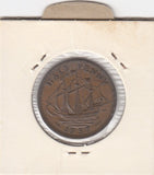 S12-G12-0148 Verenigd Koninkrijk ½ penny 1957  VF KM# 896