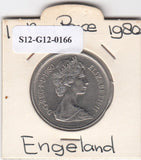 S12-G12-0166 United Kingdom 10 new pence 1980 XF KM# 912