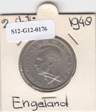 S12-G12-0176 Verenigd Koninkrijk 2 shilling (florin) 1948  ZF KM# 865