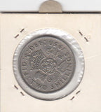 S12-G12-0177 Verenigd Koninkrijk 2 shilling (florin) 1950  ZF KM# 878