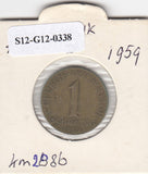 S12-G12-0338 Oostenrijk 1 shilling 1959  VF KM2886