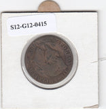 S12-G12-0415 Frankrijk 5 centimes 1865 A VF KM797