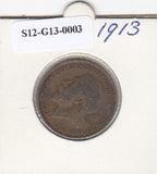 S12-G13-0003 Verenigd Koninkrijk ½ penny 1913  FI KM# 809