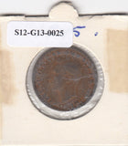 S12-G13-0025 Verenigd Koninkrijk ½ penny 1945  VF KM# 844