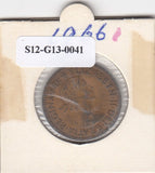 S12-G13-0041 Verenigd Koninkrijk ½ penny 1966  VF KM# 896