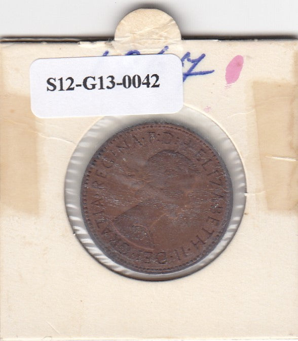S12-G13-0042 Verenigd Koninkrijk ½ penny 1967 ZF KM# 896