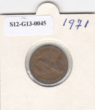 S12-G13-0045 Verenigd Koninkrijk 1 new penny 1971  VF KM# 915