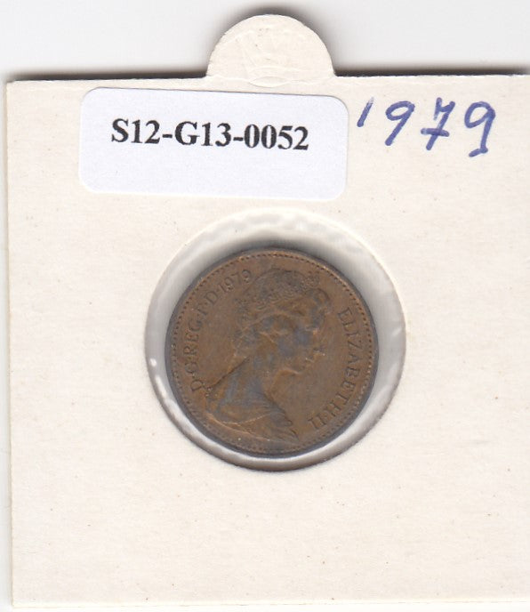 S12-G13-0052 United Kingdom 1 new penny 1979  VF KM# 915