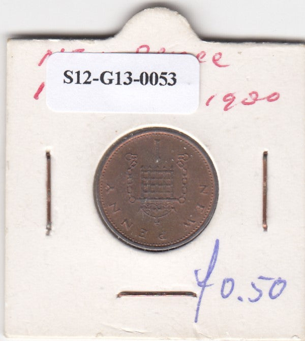 S12-G13-0053 Verenigd Koninkrijk 1 new penny 1980 ZG-F KM# 915