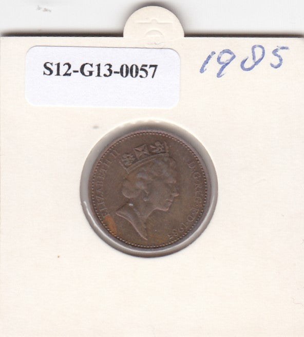 S12-G13-0057 United Kingdom 1 penny 1985  VF KM# 935