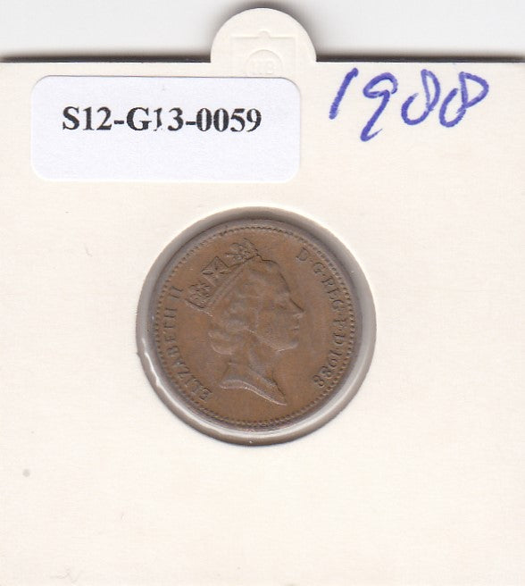 S12-G13-0059 Verenigd Koninkrijk 1 penny 1988  ZF KM# 935