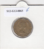 S12-G13-0065 Verenigd Koninkrijk 3 pence 1956 VF KM# 900