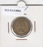 S12-G13-0066 Verenigd Koninkrijk 3 pence 1957  VF KM# 900