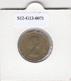 S12-G13-0071 United Kingdom 3 pence 1962  VF KM# 900
